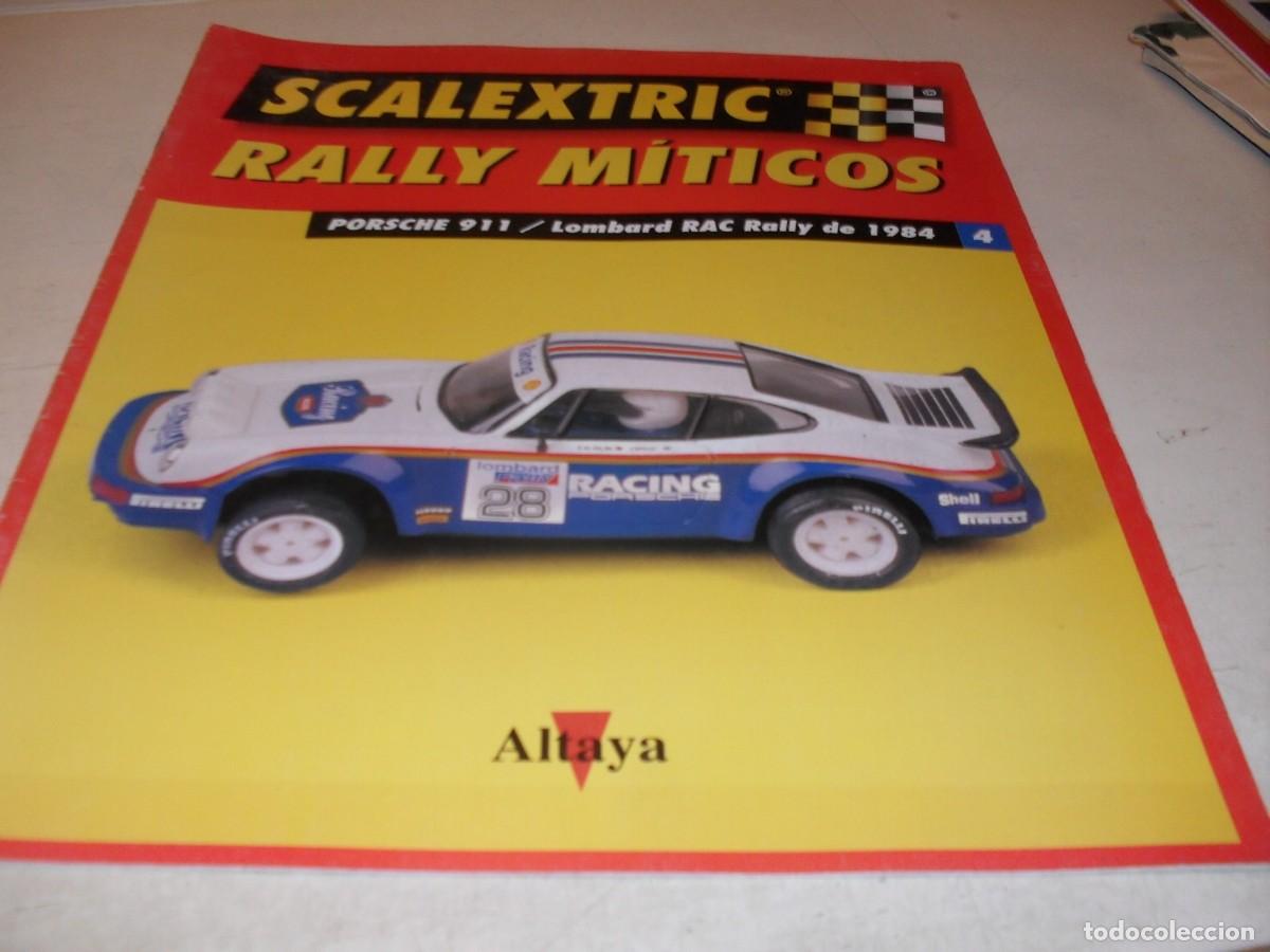 Scalextric: FASCICULO N&ordm; 4 SCALEXTRIC RALLY MITICOS.PORSCHE 911/LOMBARD RAC RALLY 1984,ALTAYA,2002
