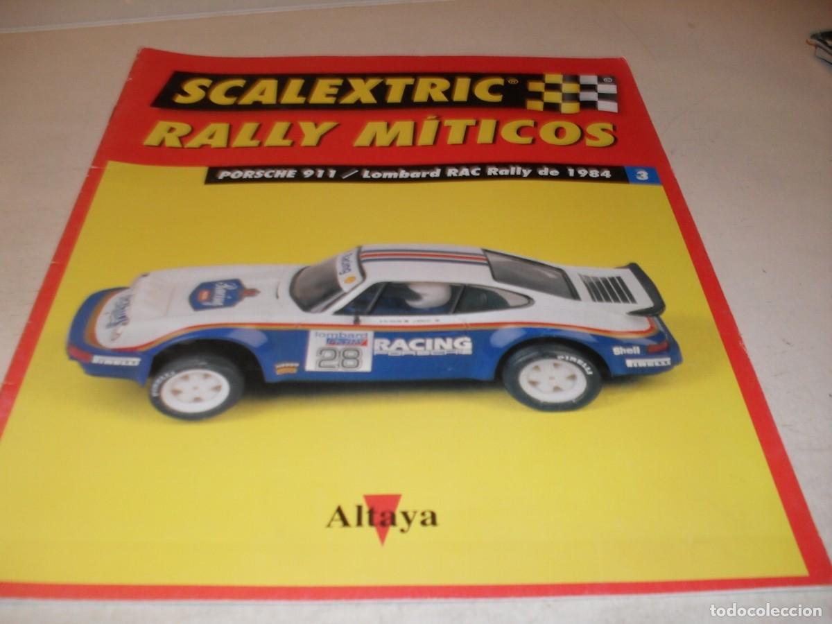 Scalextric: FASCICULO N&ordm; 3 SCALEXTRIC RALLY MITICOS.PORSCHE 911/LOMBARD RAC RALLY 1984,ALTAYA,2002