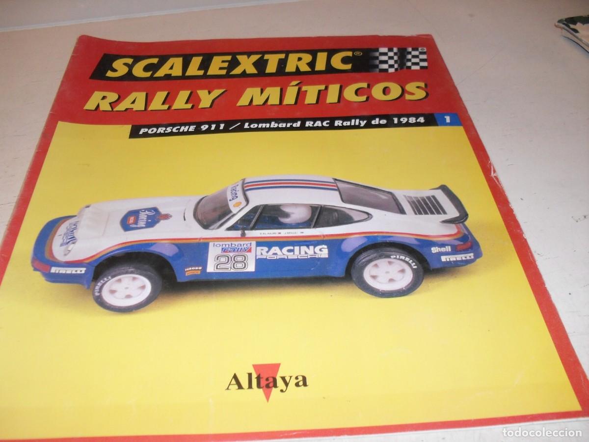 Scalextric: FASCICULO N&ordm; 1 SCALEXTRIC RALLY MITICOS.PORSCHE 911/LOMBARD RAC RALLY 1984,ALTAYA,2002