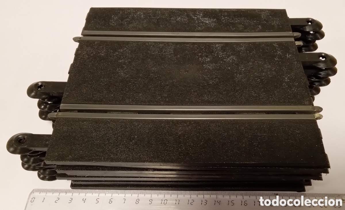 Scalextric: Lote 7 Rectas Medias Pistas Scalextric TecniToys 1999