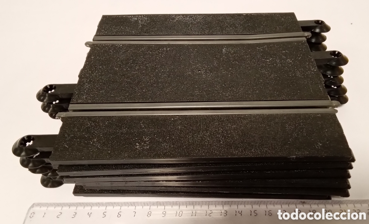 Scalextric: Lote 6 Rectas Medias Pistas Scalextric TecniToys 2000