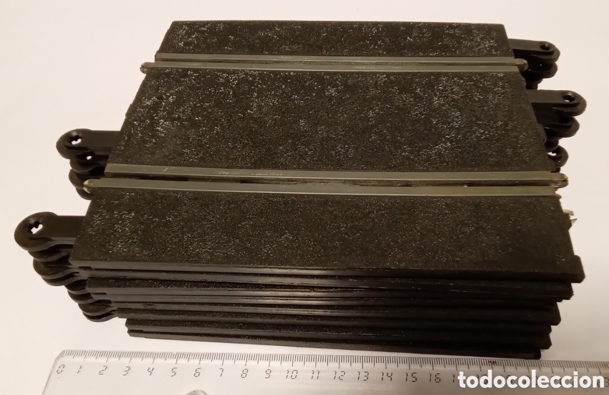 Scalextric: Lote 8 Rectas Medias Pistas Scalextric Scx