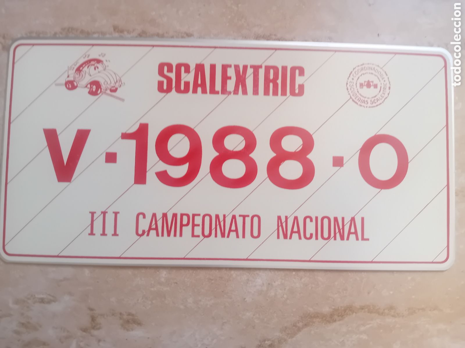 Scalextric: Matr&iacute;cula Scalextric