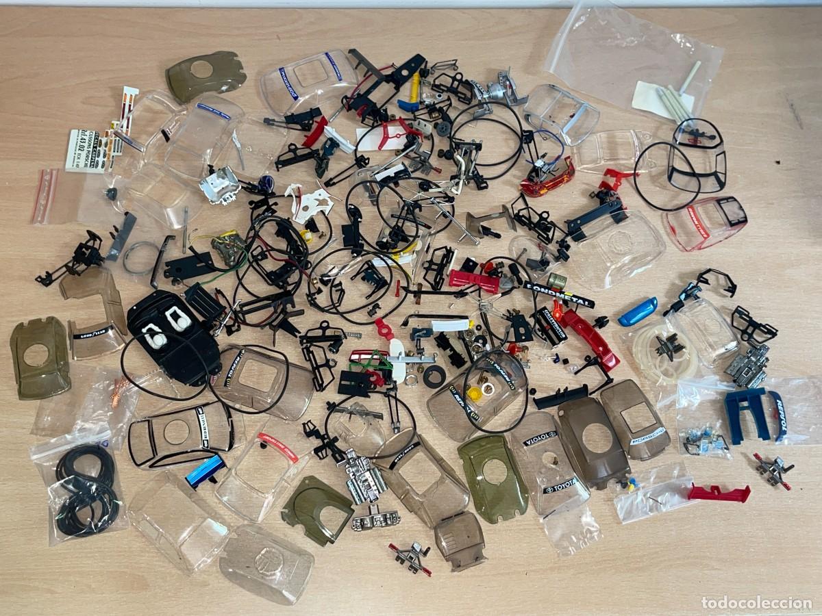 Scalextric: Scalextric ENORME LOTE REPUESTOS ACCESORIOS Alerones Parabrisas Gomas Exin Fly Ninco TecniToys Scx
