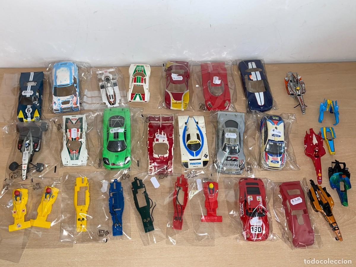 Scalextric: Scalextric LOTE 29 PIEZAS Carrocer&iacute;as y Chasis para Coches de Slot Exin Fly TecniToys Scx F&oacute;rmula 1