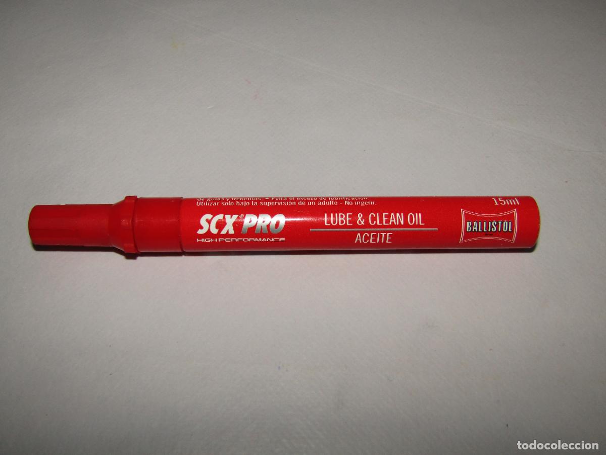 Scalextric: Rotulador Aceite LUBE & CLEAN OIL Para Engrase y Lubricaci&oacute;n de SCX SCALEXTRIC de BALLISTOL