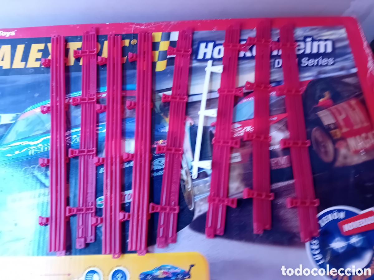 Scalextric: Vallas rojas quitamiedos Scalextric Tecnitoys