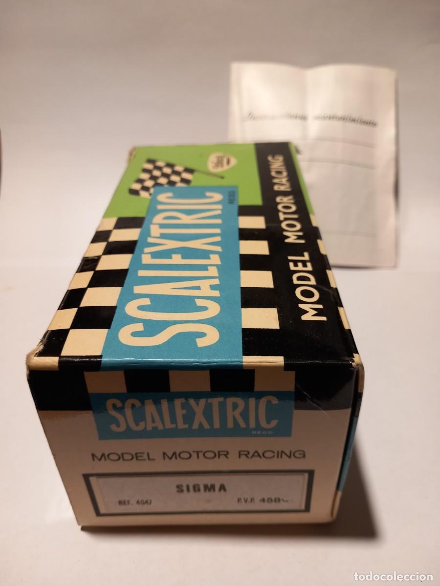 Scalextric: SCALEXTRIC CAJA VACIA / INSTRUCCIONES SIGMA ORIGINAL DE &Eacute;POCA TRIANG (G)