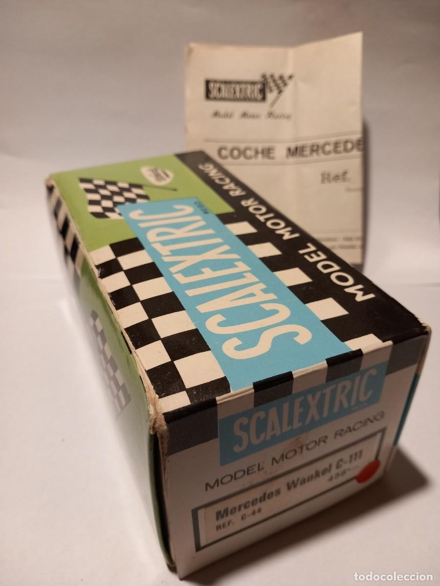 Scalextric: SCALEXTRIC CAJA VACIA / INSTRUCCIONES MERCEDES WANKEL C-111 ORIGINAL DE &Eacute;POCA TRIANG (G)