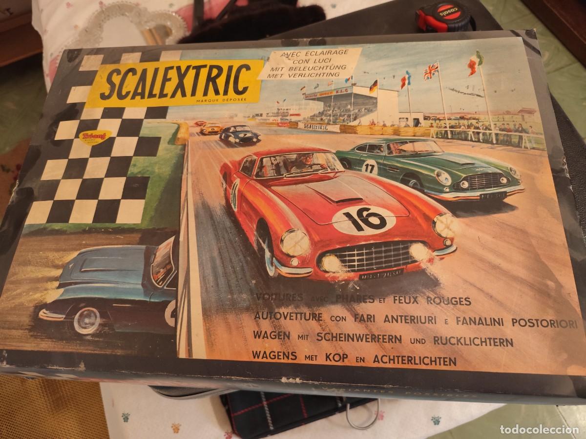 Scalextric: SCALEXTRIC FRANC&Eacute;S ADQUIRIDO EN ANDORRA EN LOS 60. COCHES CON LUCES