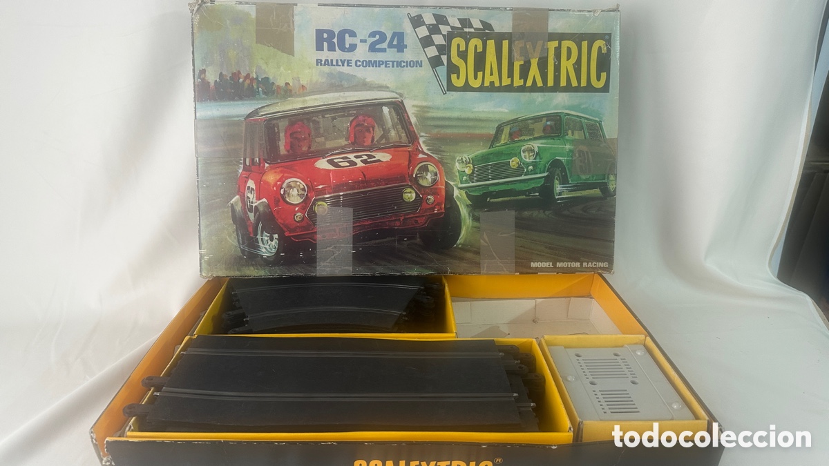 Scalextric: SCALEXTRIC RC-24 CON PISTAS TRIANG Y TRANSFORMADOR TRIANG