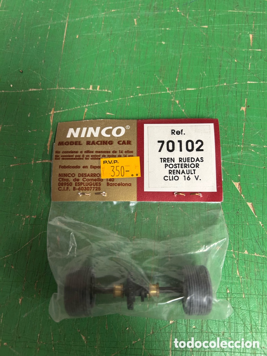 Scalextric: NYNCO RF 70102 TREN RUEDAS POSTERIOR RENAUL CLIO 16 V