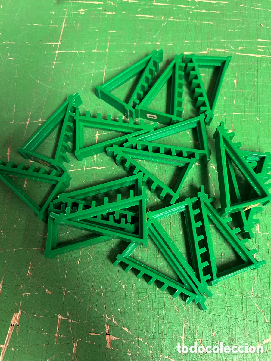 Scalextric: SCALEXTRIC LOTE 16 PERALTES VERDES - Foto 1