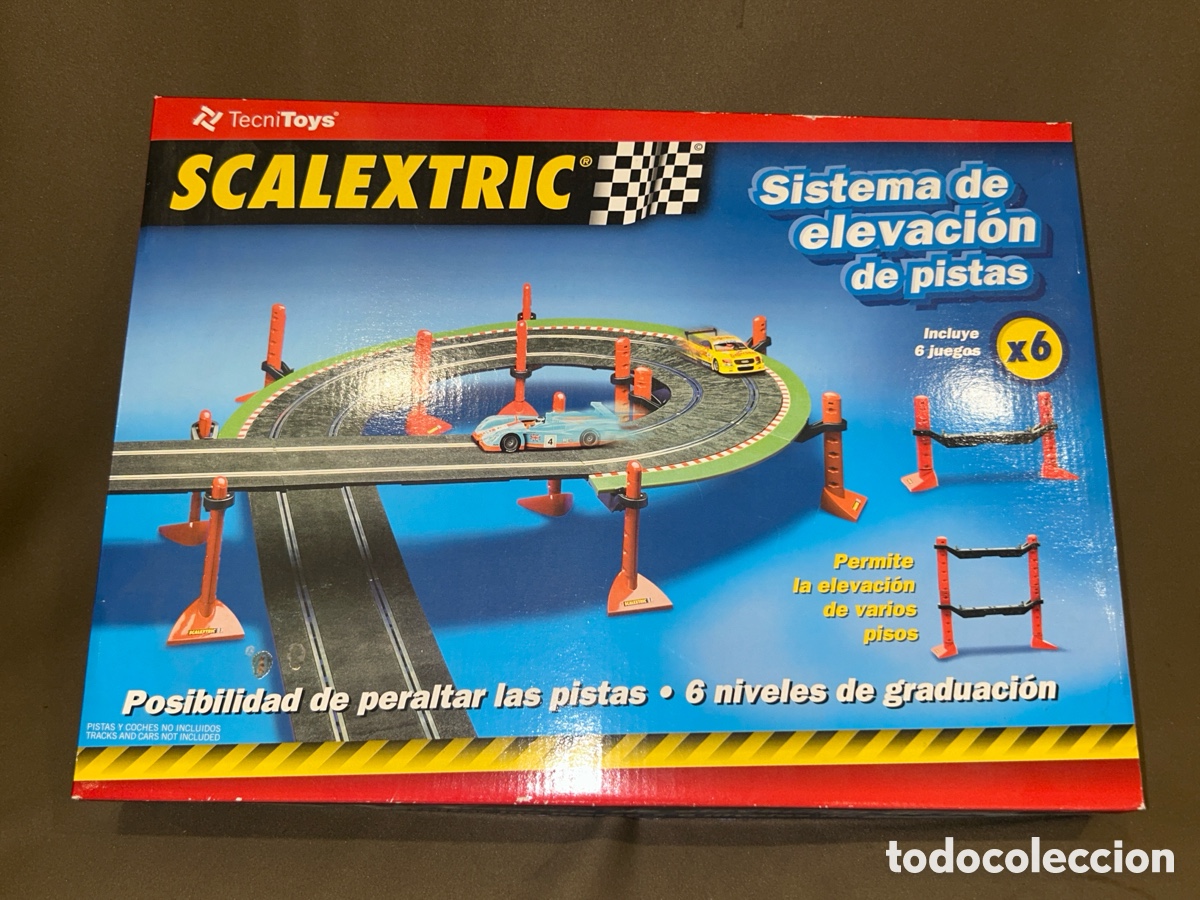 Scalextric: SISTEMA DE ELEVACION DE PISTAS para pista de Coches Scalextric *VER FOTOS*
