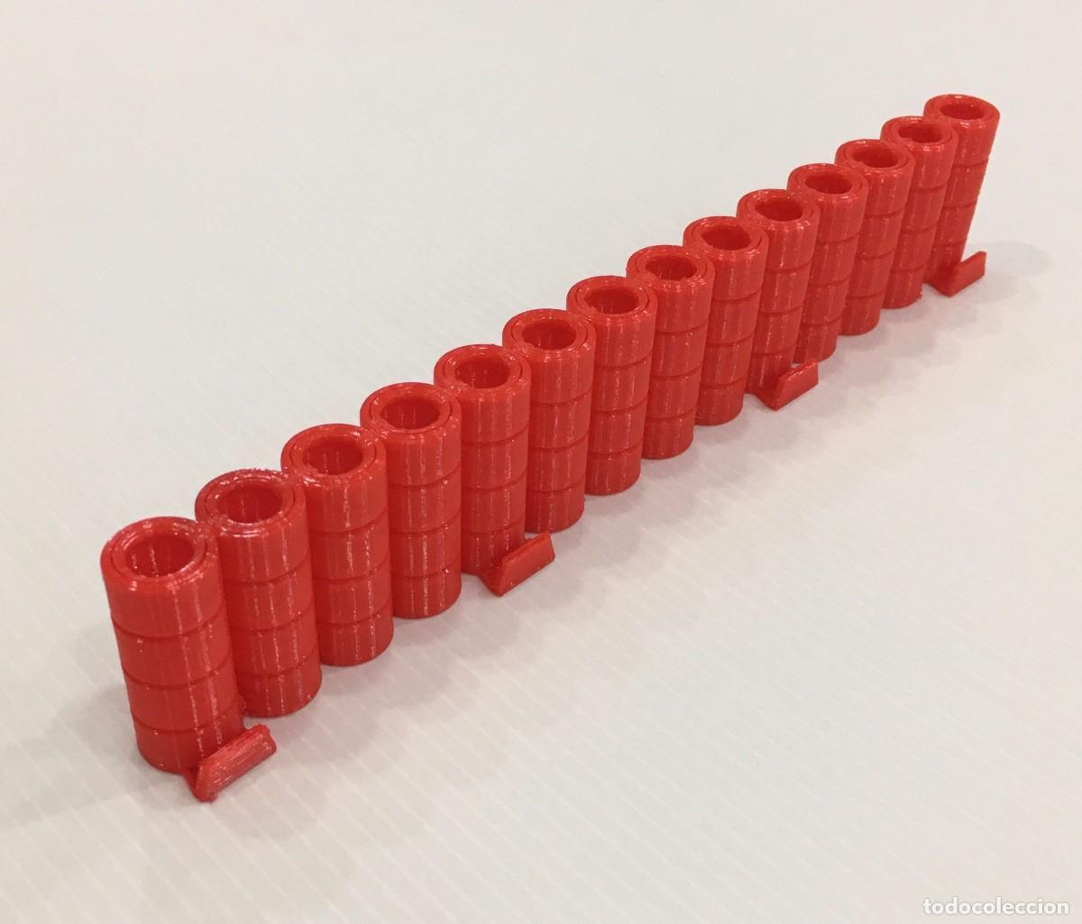 Scalextric: Barrera de neum&aacute;ticos flexible