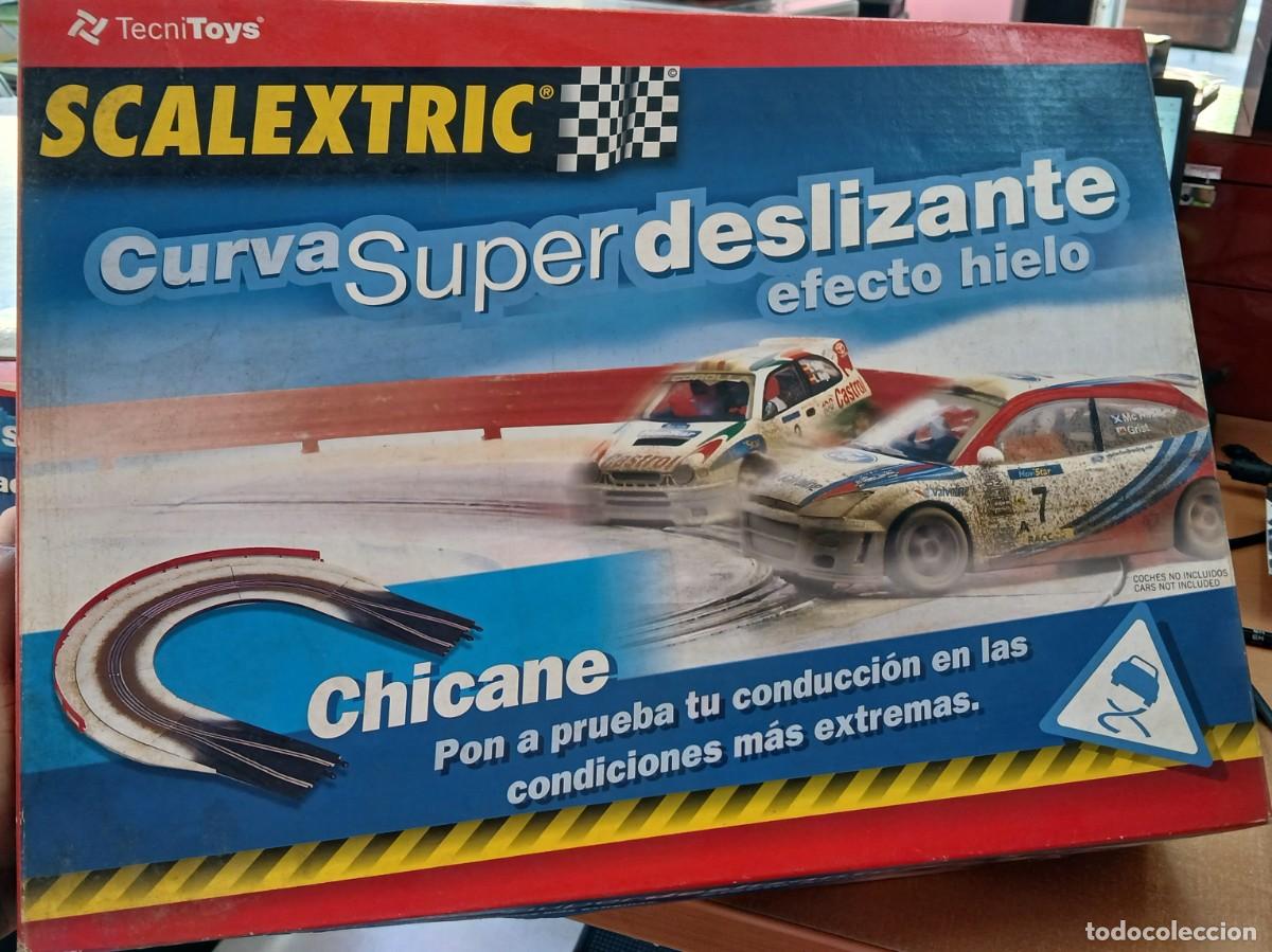 Scalextric: SCALEXTRIC CURVA SUPER DESLIZANTE EFECTO HIELO TECNI TOYS
