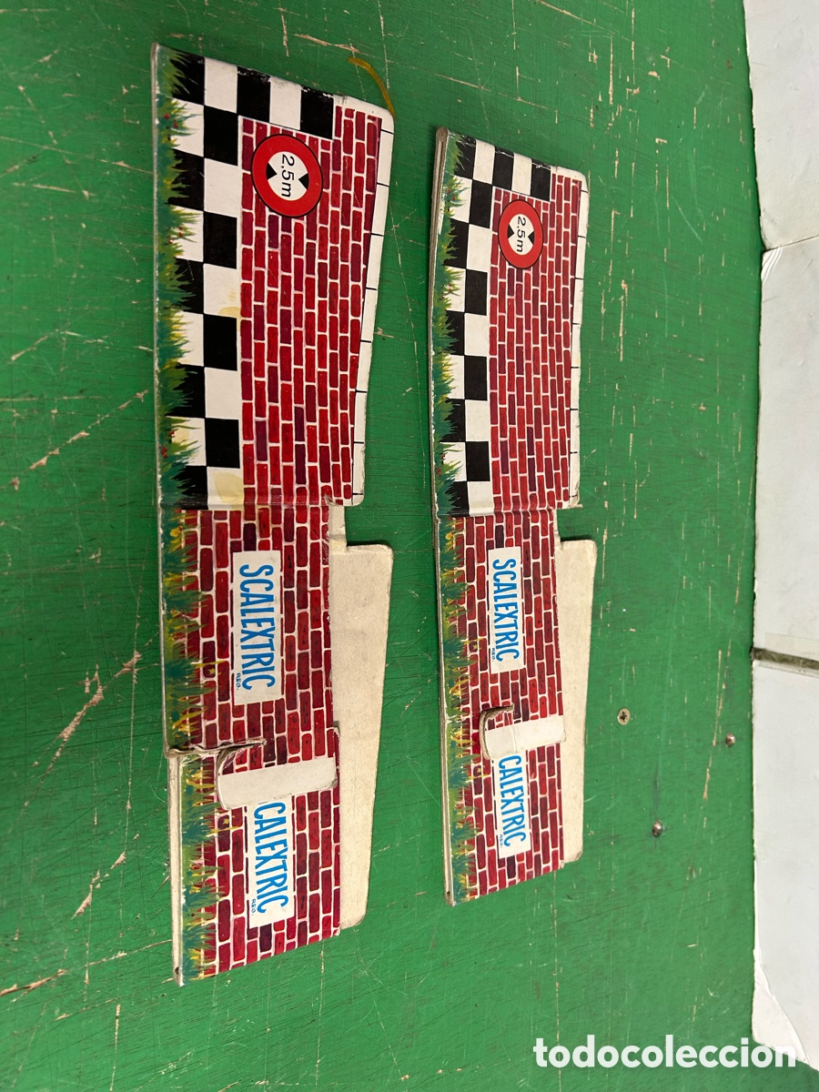 Scalextric: SCALEXTRIC LOTE DE PUENTES DE CARTON A&Ntilde;OS 60