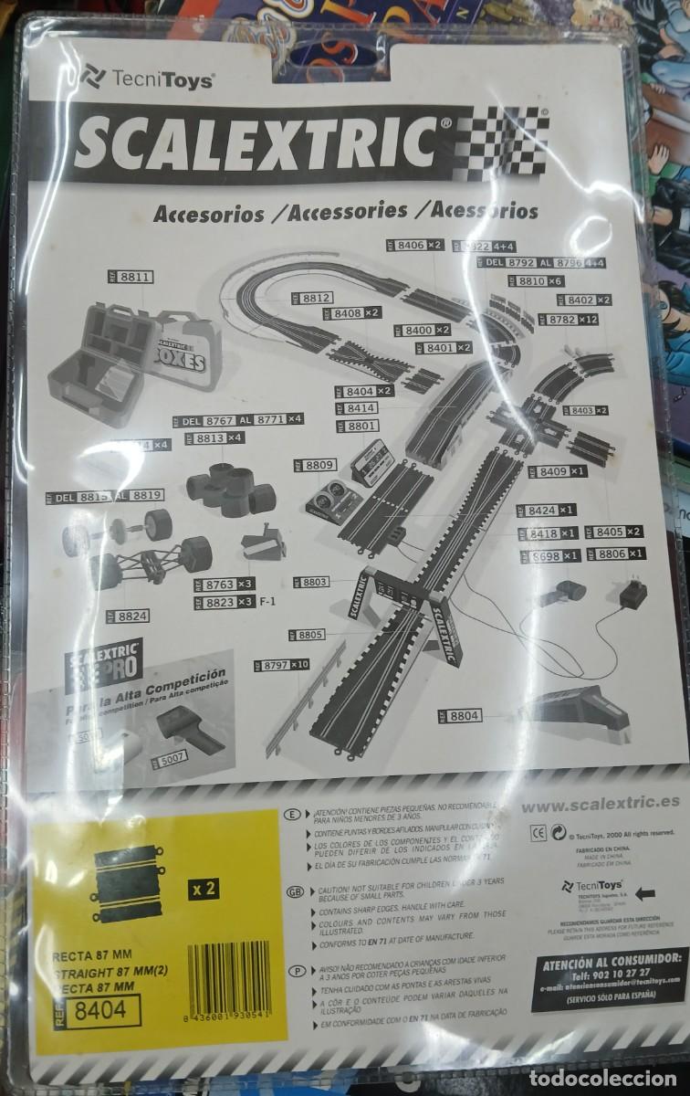 Scalextric: RECTA 87 MM SCALEXTRIC TECNI TOYS - Foto 2