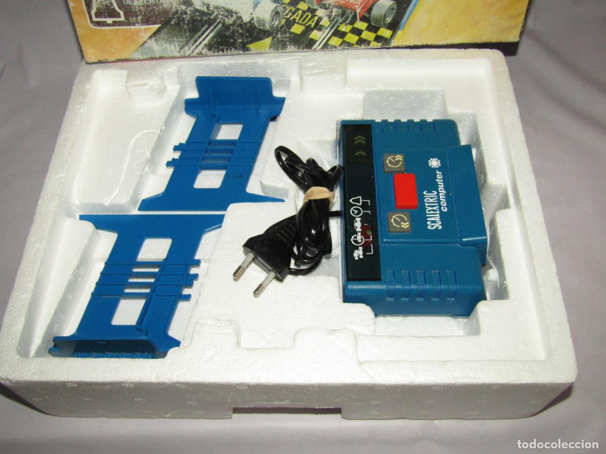 Scalextric: Antigua Caja con Cuentavueltas Electr&oacute;nico Programable de SCALEXTRIC EXIN - Foto 2