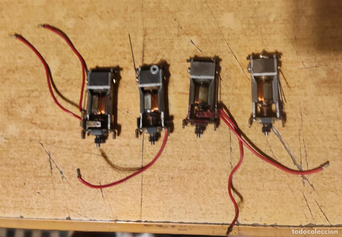 Scalextric: SLOT SCALEXTRIC EXIN 4X MOTOR RX ABIERTO CON CABLES - antiguos