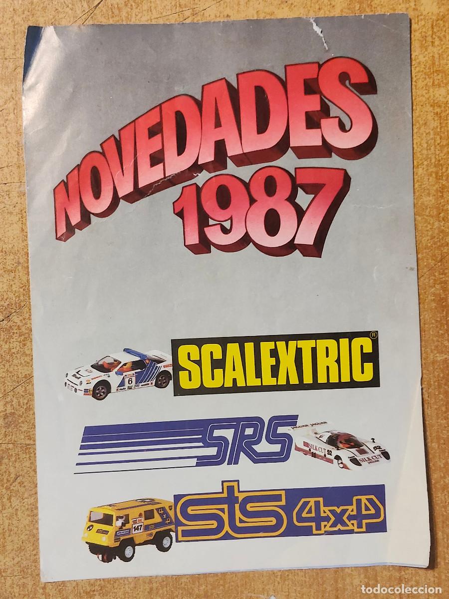 Scalextric: SCALEXTRIC EXIN // CAT&Aacute;LOGO NOVEDADES 1988: SCALEXTRIC, STS 4X4 y SRS - A&Ntilde;O 1987