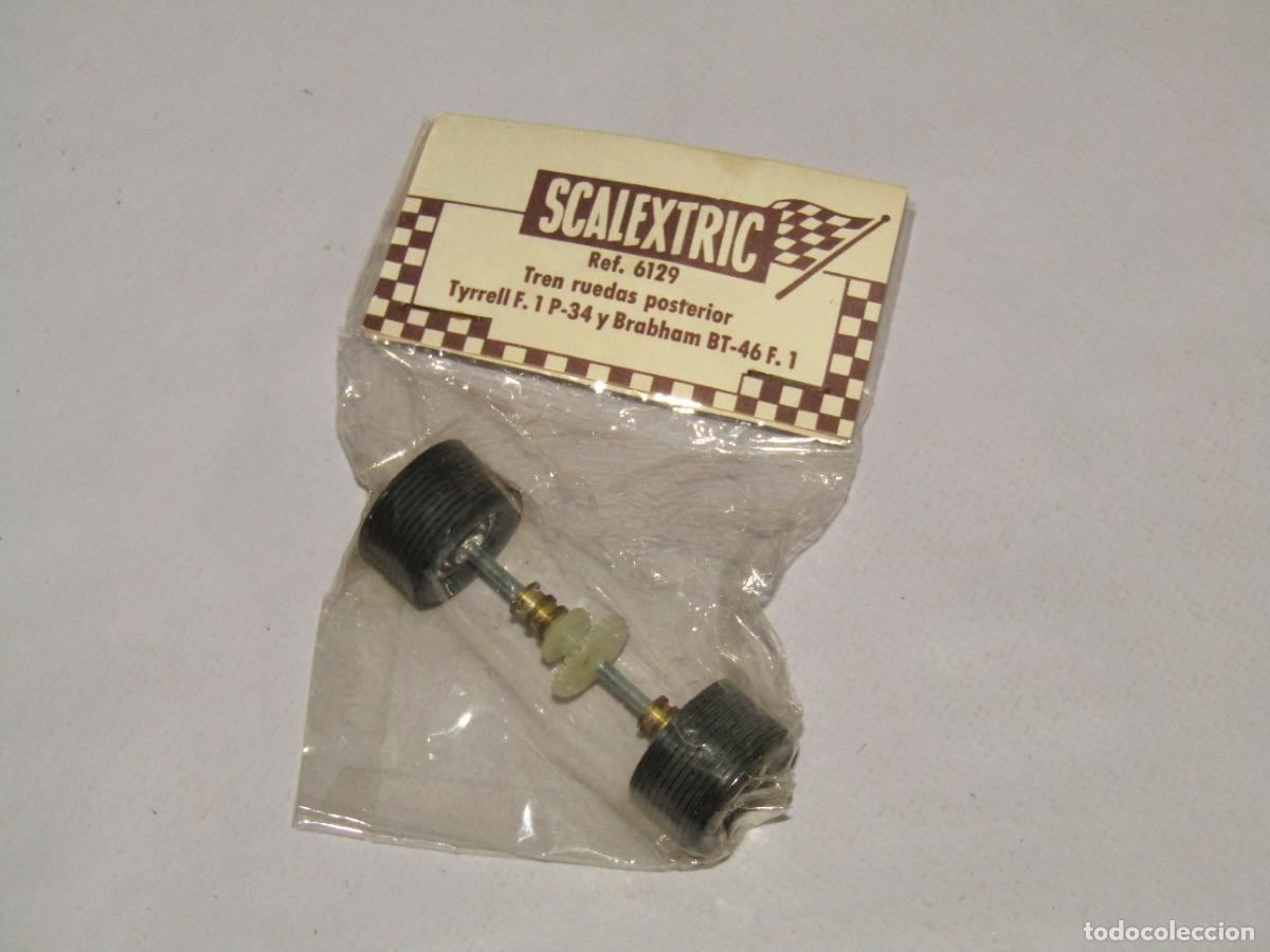 Scalextric: Antiguo Tren de Ruedas Posterior del TYRRELL P-34 y BRABHAM BT-46 de SCALEXTRIC EXIN