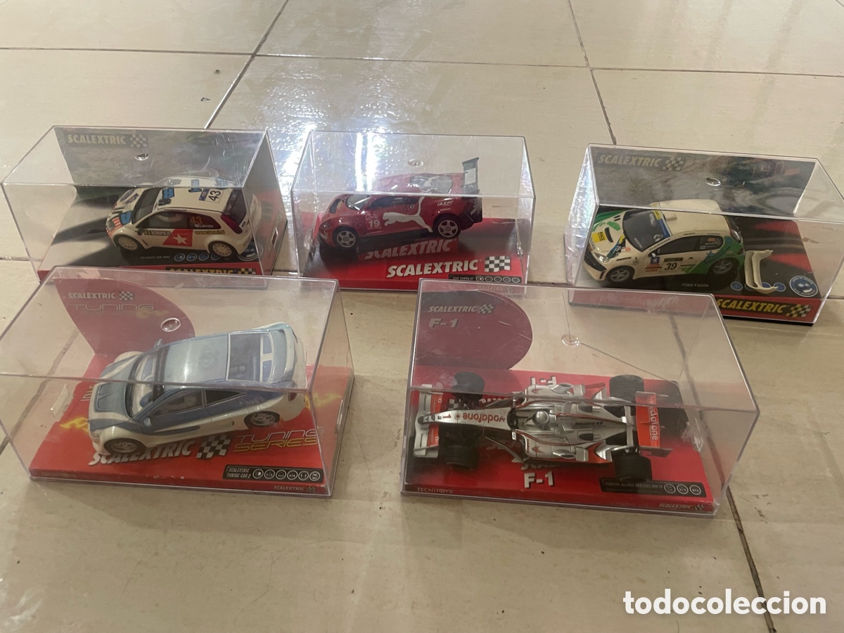 Scalextric: Lote coches scalextri
