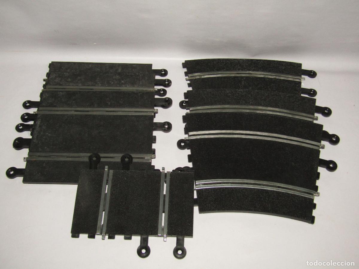 Scalextric: Antiguos Tramos de SCALEXTRIC EXIN - 2 Curvas Exteriores, 3 Tramos recta