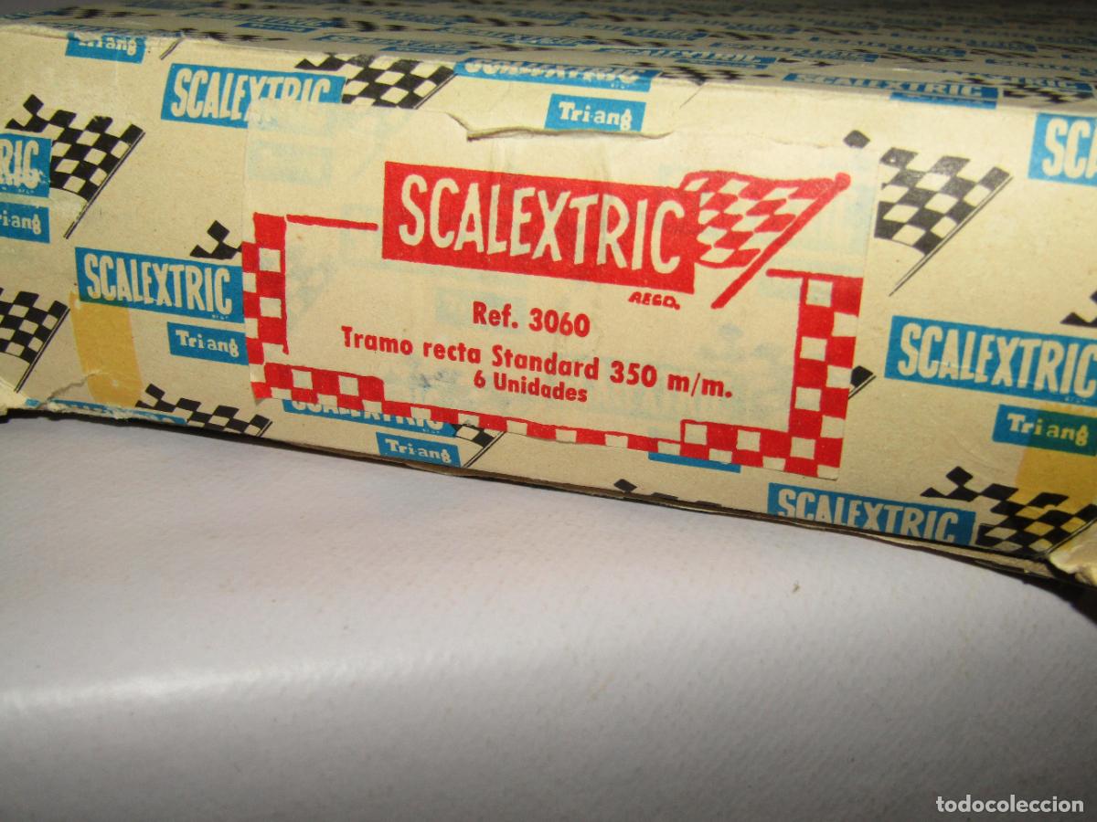 Scalextric: Antigua Caja 6 Tramos de Pista Recta Standard 350 mm. Ref. 3060 de SCALEXTRIC EXIN