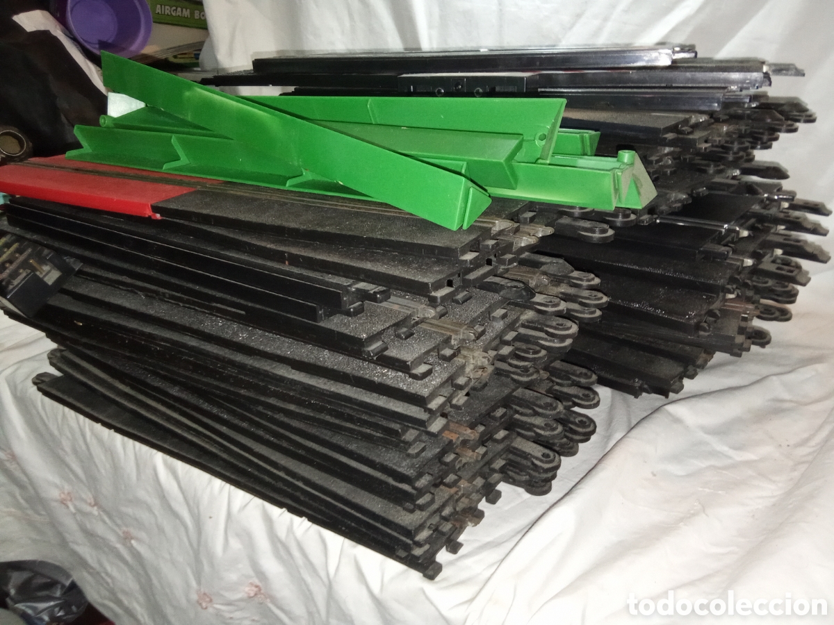 Scalextric: GRAN LOTE DE TRAMOS RECTOS DE SCALEXTRIC