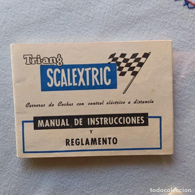 Scalextric: SCALEXTRIC TRIANG MANUAL DE INSTRUCCIONES Y REGLAMENTO