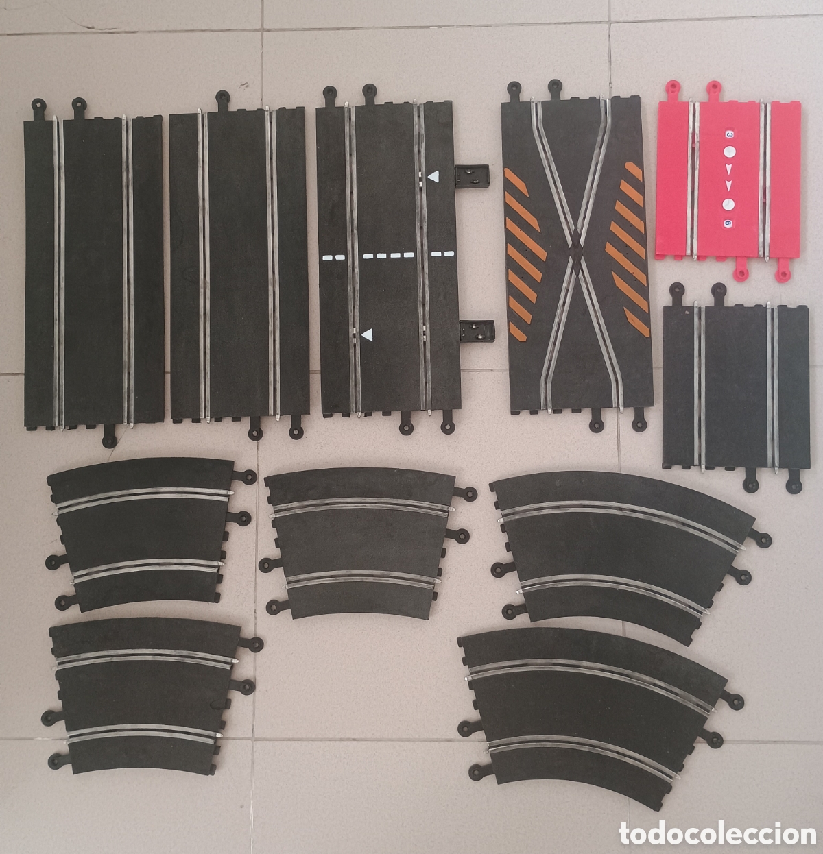 Scalextric: 11 tramos de pista Scalextric