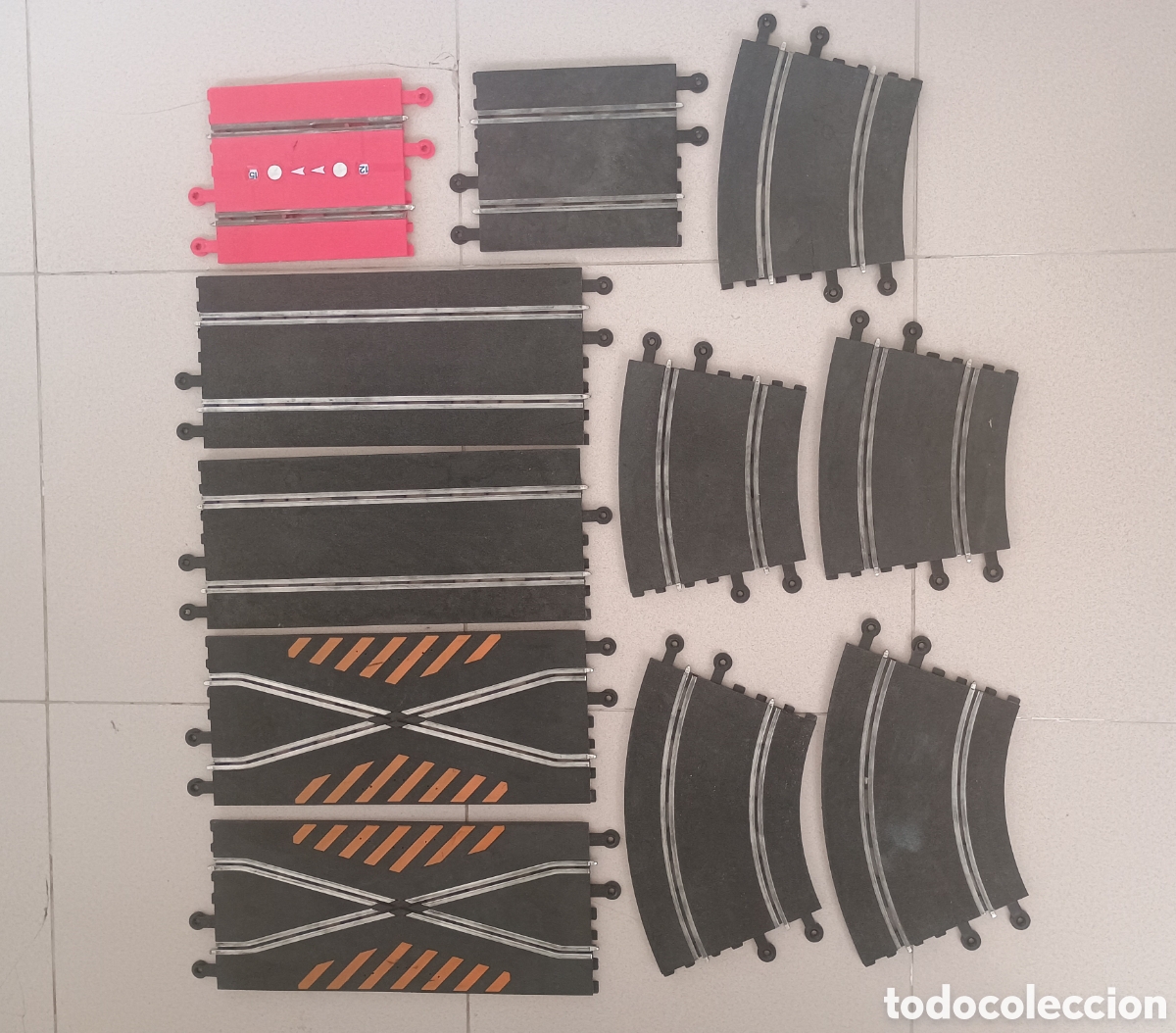 Scalextric: 11 tramos de pista Scalextric