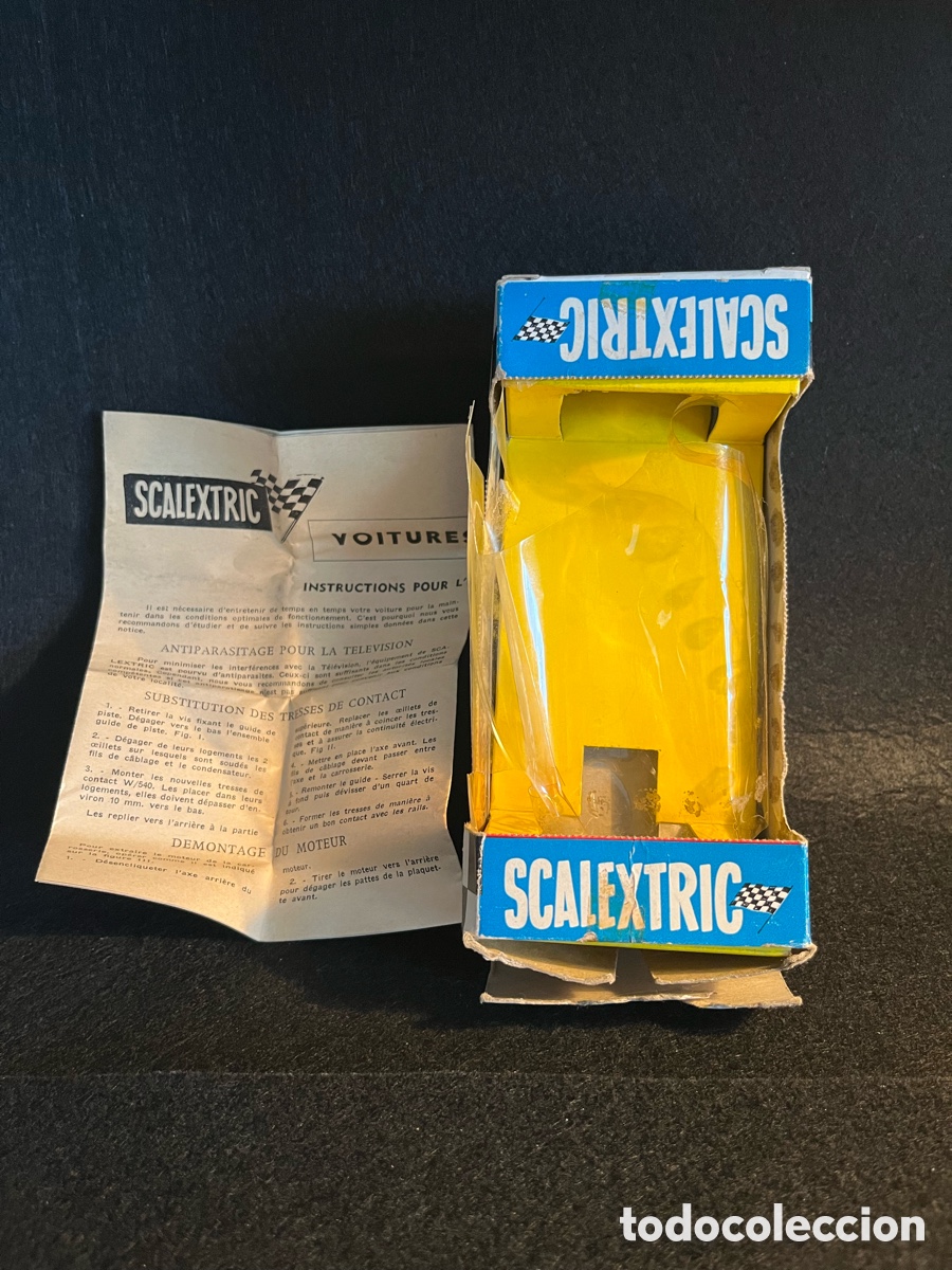Scalextric: Caja vac&iacute;a SCALEXTRIC C13 ALPINE con manual