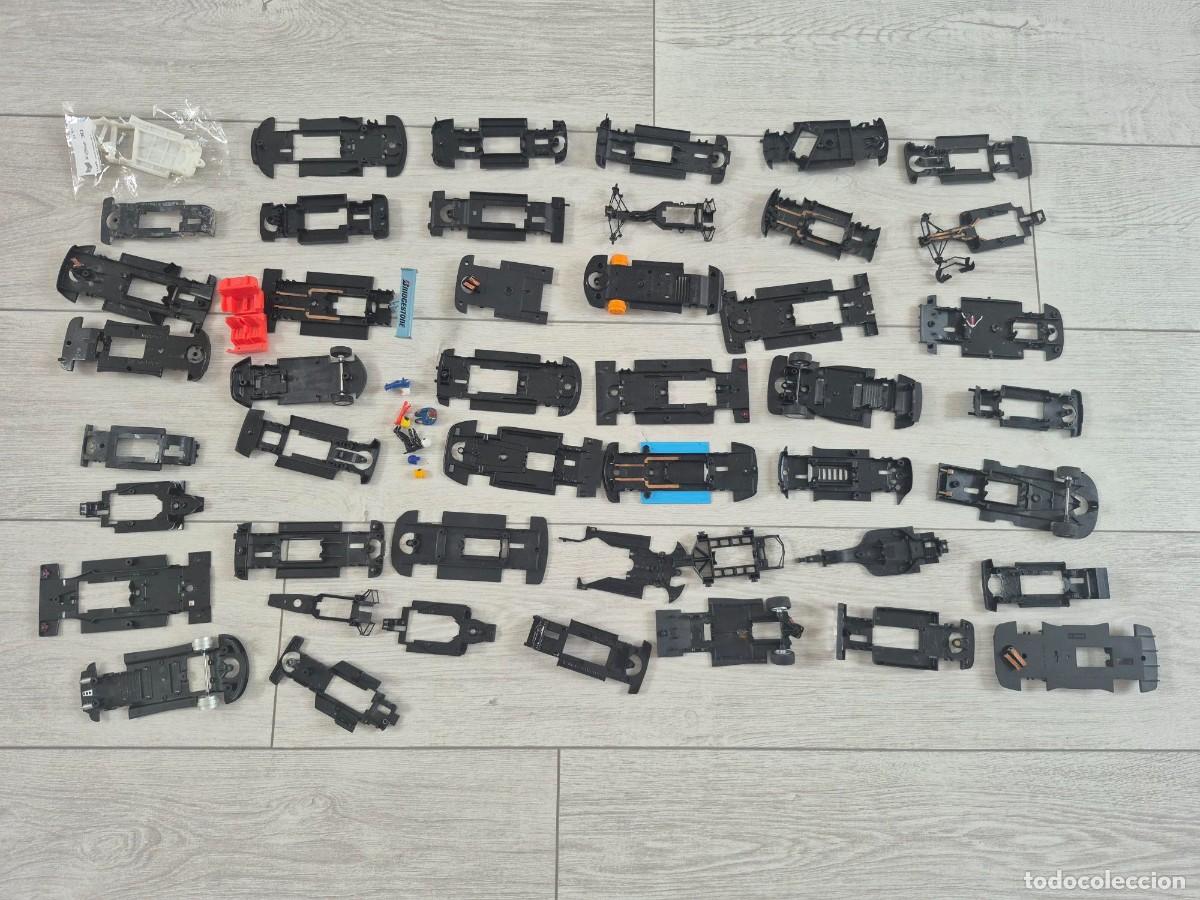 Scalextric: SUPER LOTE DECENAS CHASIS SCALEXTRIC SLOT EXIN TECNITOYS EXIN PILOTOS