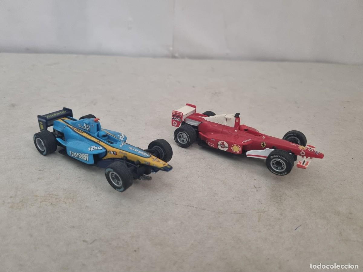 Scalextric: Carrera go F1 Ferrari y Renault R25 slot tipo scalextric