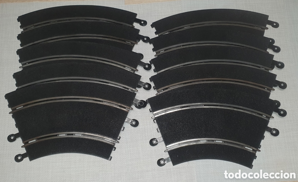 Scalextric: Scalextric lote 10 tramos de curvas sp-02.056