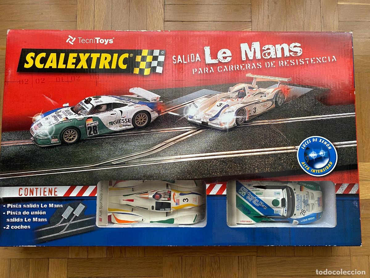 Scalextric: Salida Le Mans y 2 coches