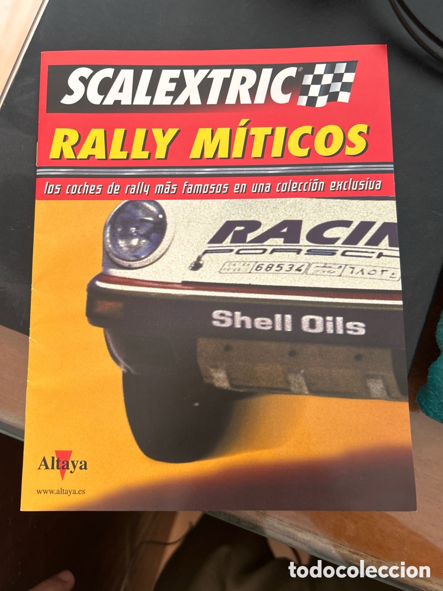 Scalextric: Fasc&iacute;culo cat&aacute;logo Scalextric Rally M&iacute;ticos Altaya