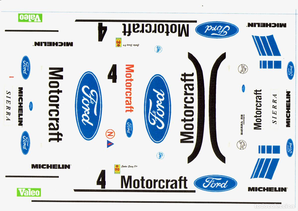 Scalextric: Calcas Ford Sierra Carlos Sainz