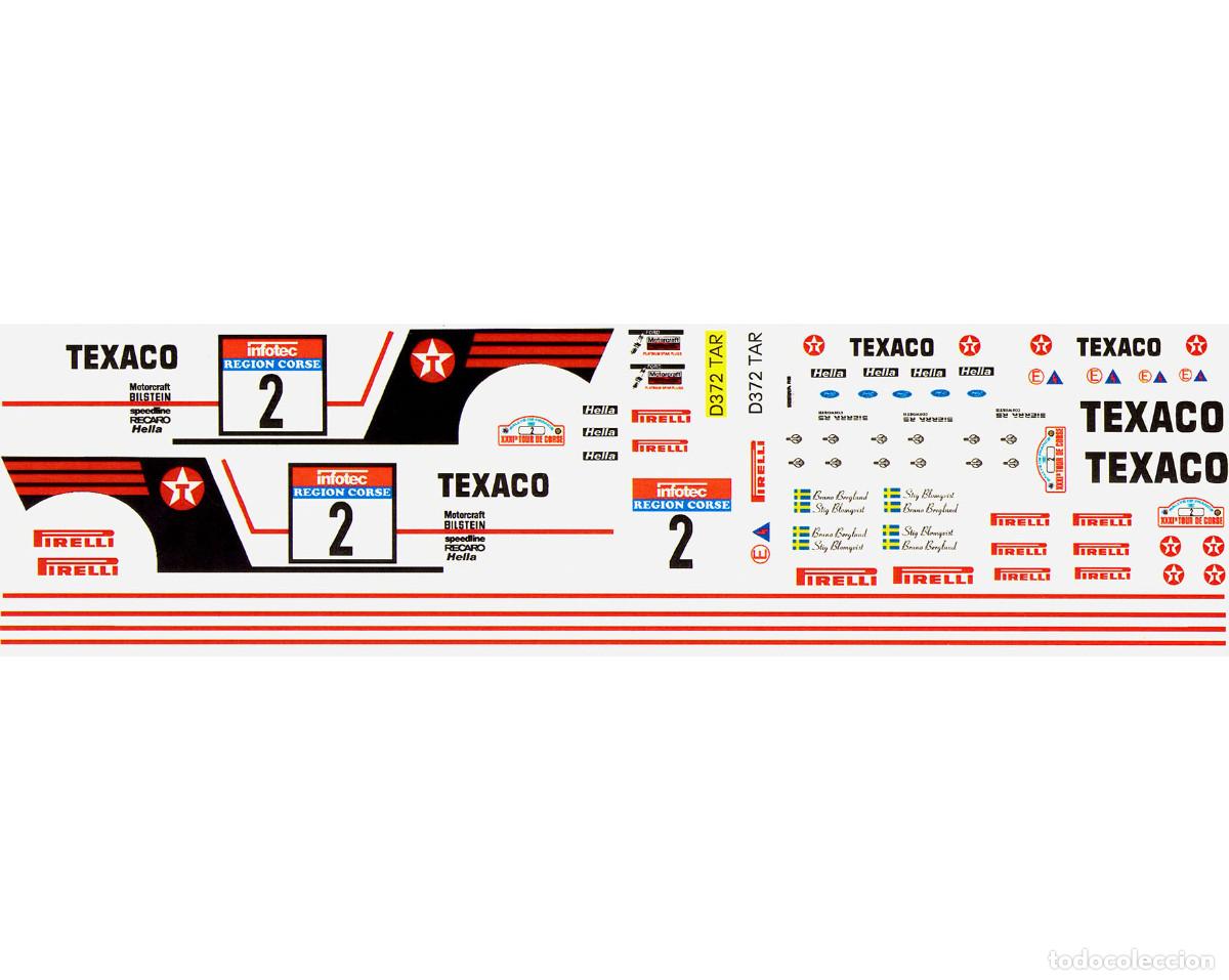 Scalextric: Calcas Ford Sierra RS Stig Blonqvist Tour de Corse