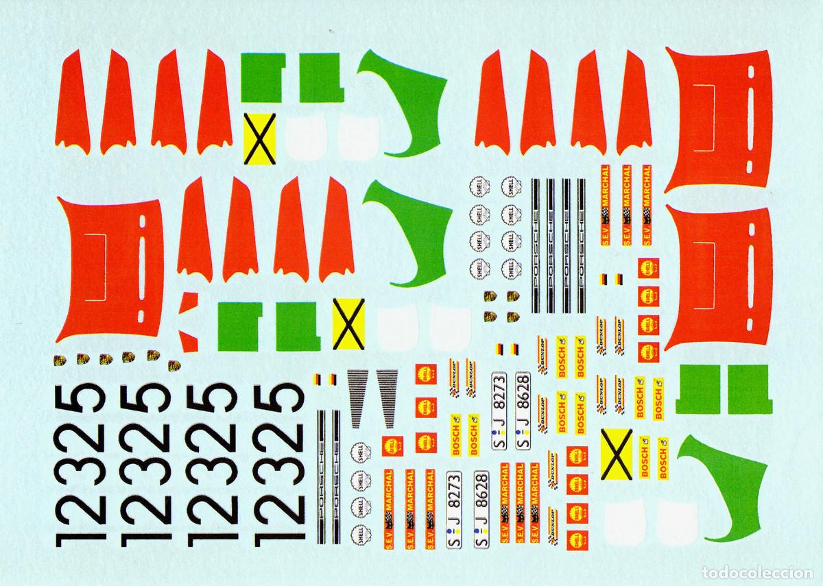 Scalextric: Calcas Porsche 908 24 Horas de Le Mans 1968