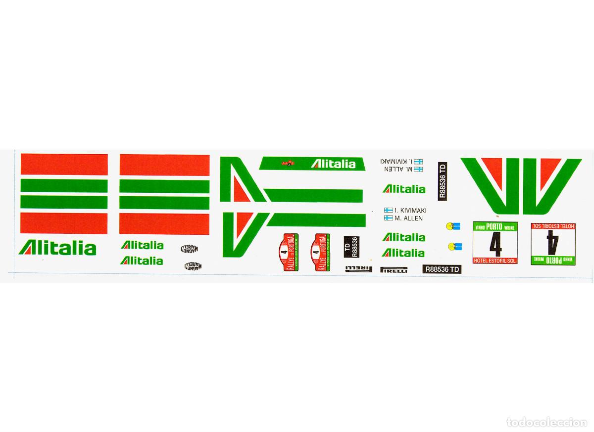Scalextric: Calcas Fiat 131 Abarth Alitalia Marku Alen