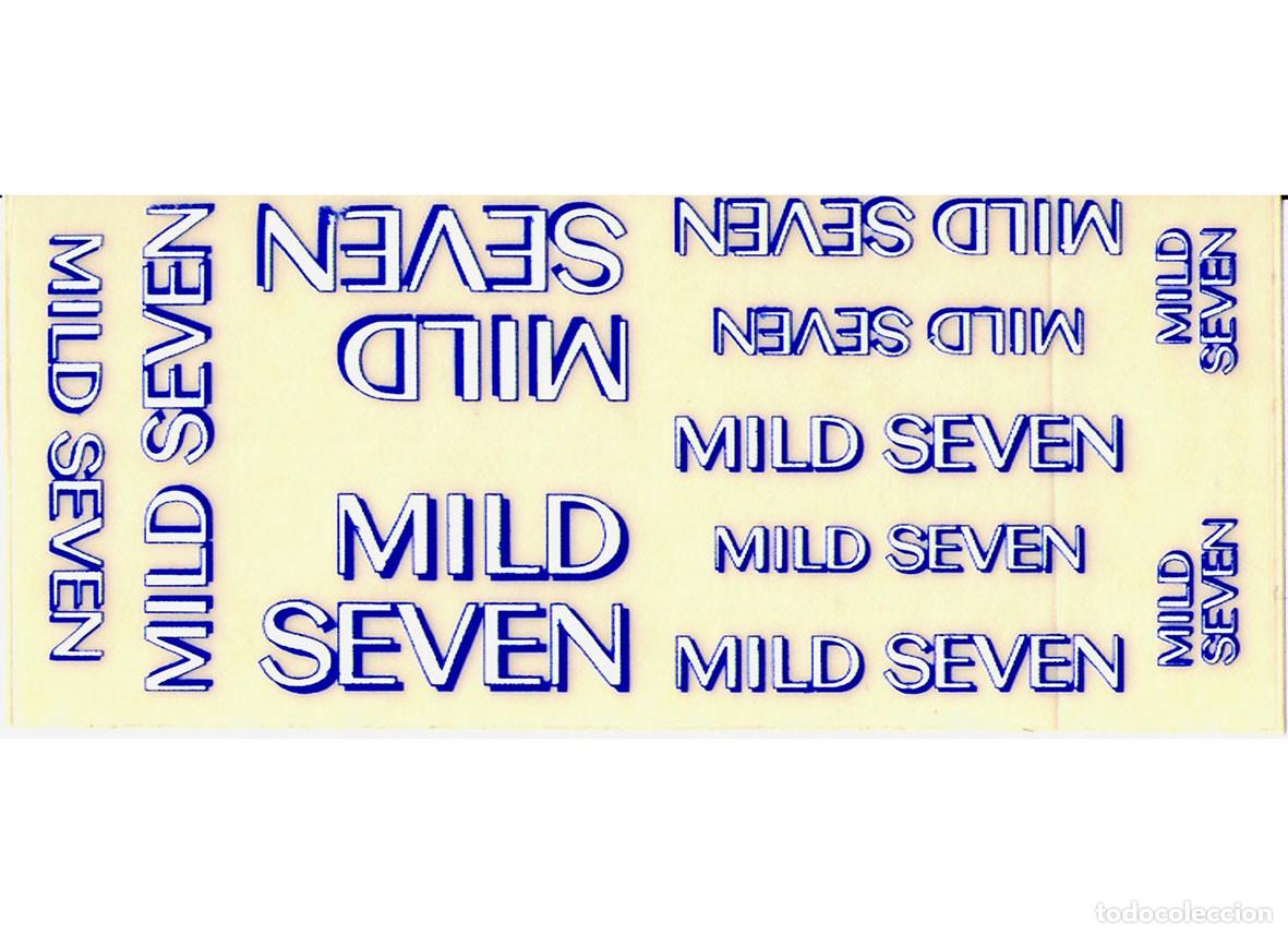 Scalextric: Adhesivos Mild Seven