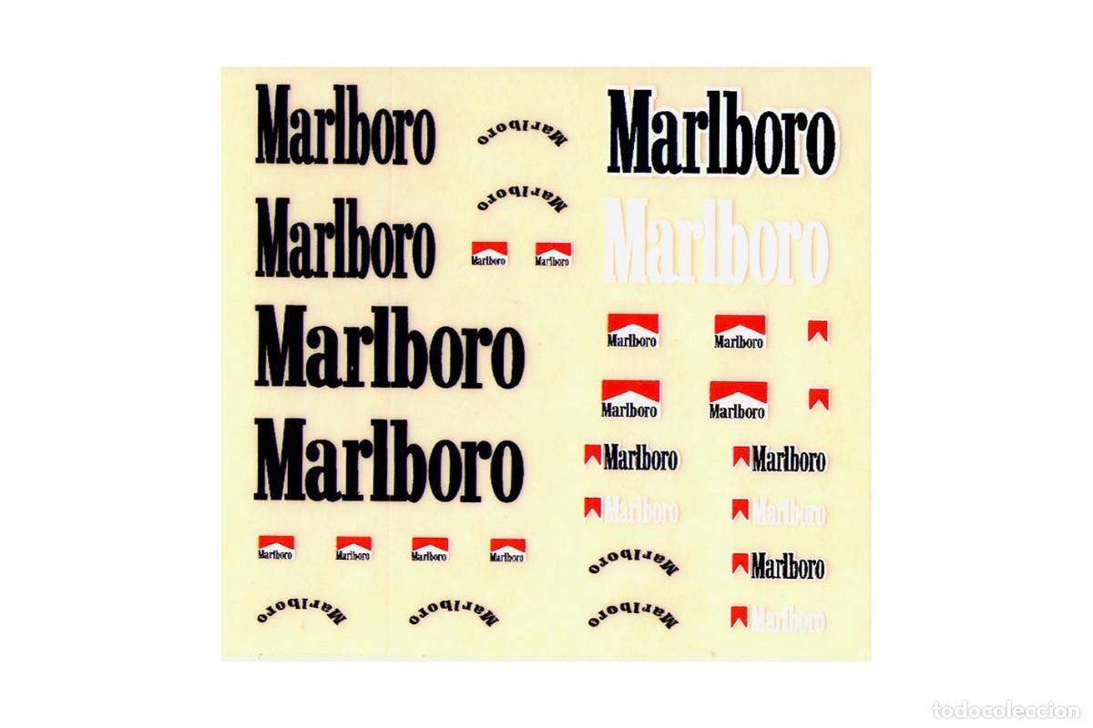 Scalextric: Adhesivos marca Marlboro