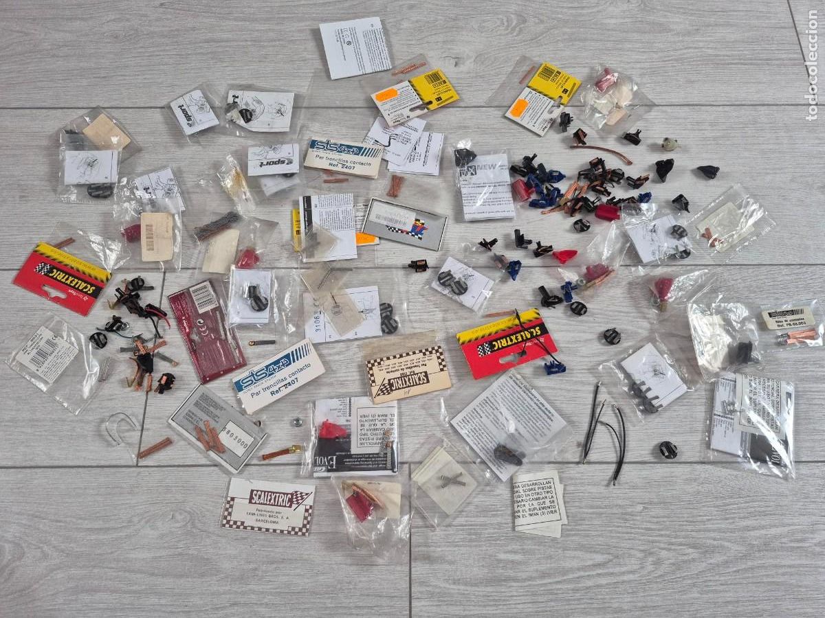 Scalextric: LOTE 3 SCALEXTRIC LIQUIDACON BOLSAS SIN ABRIR GUIAS TRENCILLAS Y MAS EXIN SLOT TECNITOYS FLY NINCO