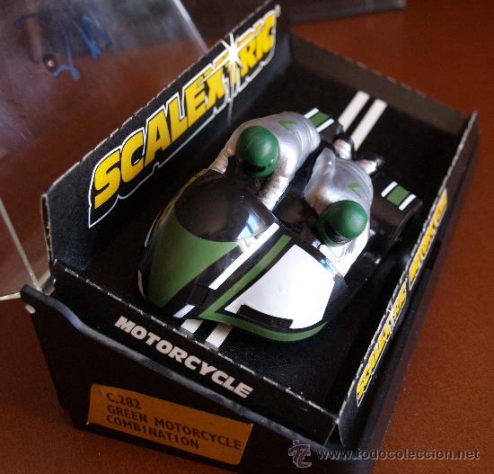 Scalextric: MOTORCYCLE SIDE VERDE C282 - Foto 1