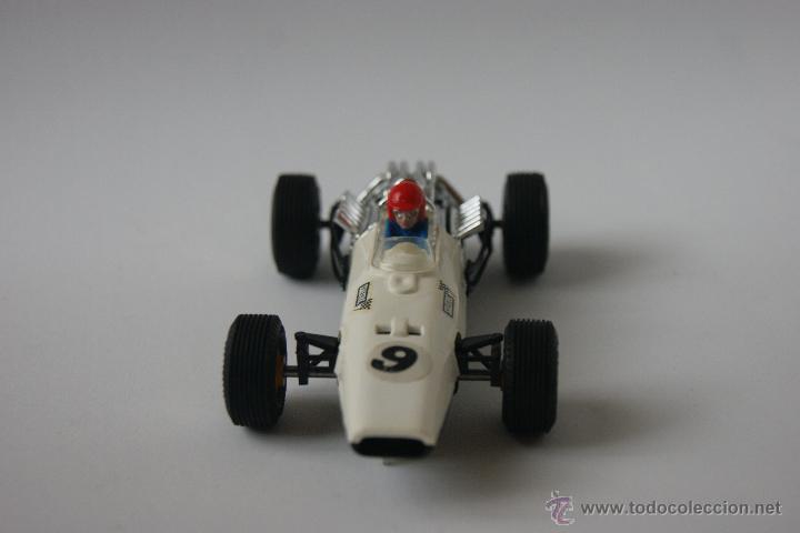 SCALEXTRIC EXIN C-36 HONDA RA273 F1 Course Réglée Jaune Châssis Rouge 2ème Série