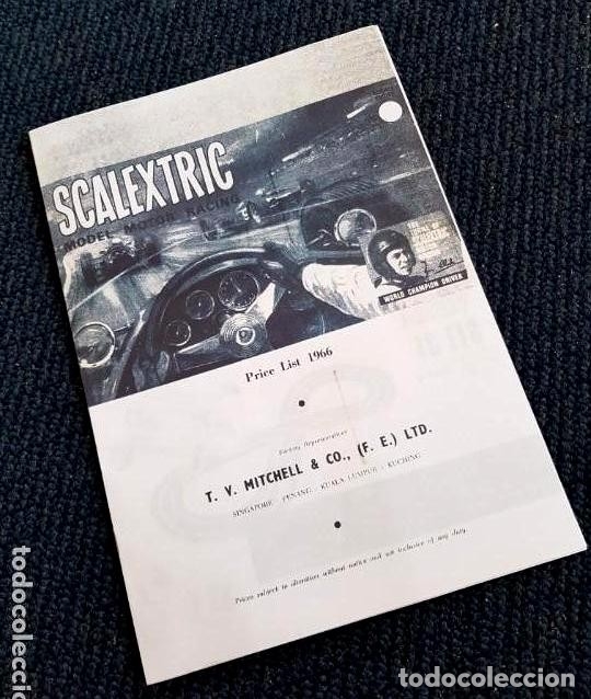 Scalextric: RARO CAT&Aacute;LOGO SCALEXTRIC 1966 - Foto 1