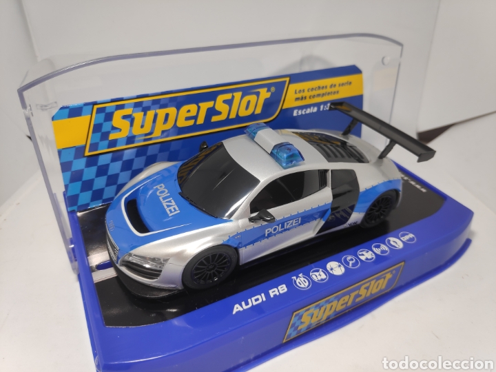 scalextric audi r8 police car